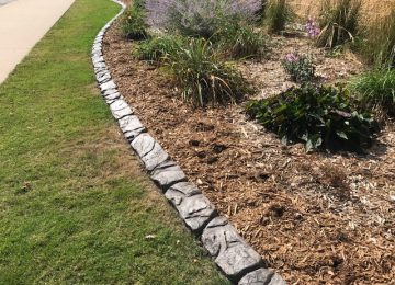 decorative garden bed curbing